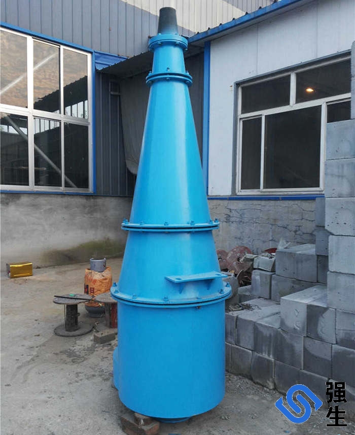 水力旋流器，是利用離心力來加速礦粒沉降的分級設備。它需要壓力給礦，故消耗動力大，但占地面積小、價格便宜，處理量大，分級效率高，可獲得很細的溢流產品，多用于第二段閉路磨礦中的分級設備
